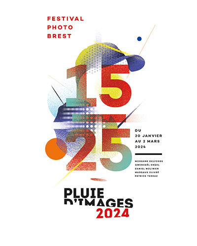 L'affiche du festival Pluie d'images 2024 sur le thème "15-25"