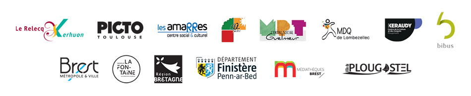 Logos des partenaires du festival Pluie d'Images 2025